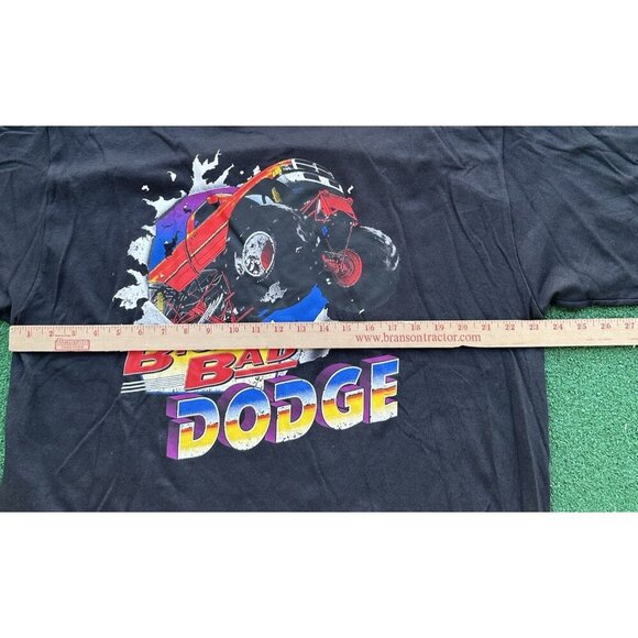 Vintage 90s Big Bad Dodge Monster Trucker Graphic T-Shirt Size XL - Picture 5 of 7